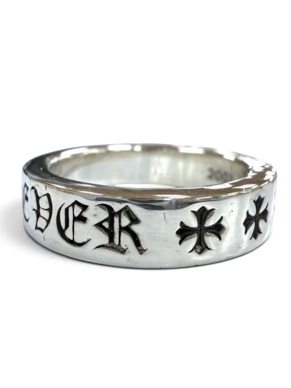 Chrome Hearts Spacer Forever 925 Ring Silver